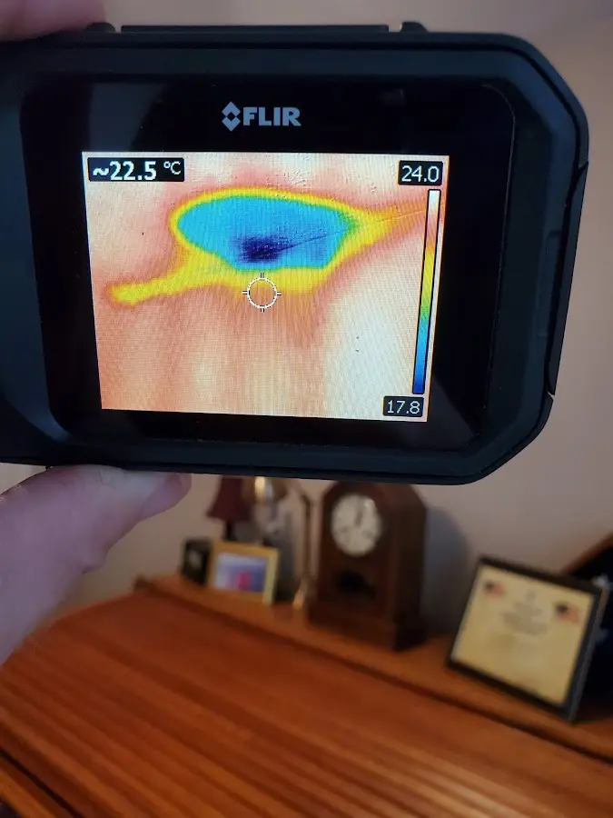 Thermal imaging inspection for water damage in St. Matthews
