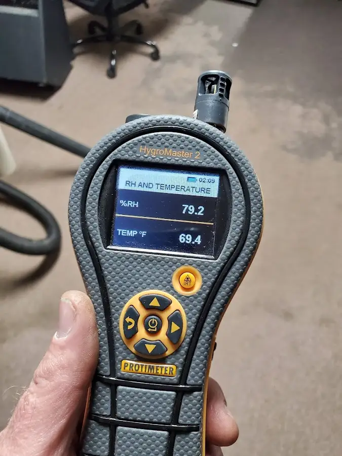 Moisture meter humidity assessment for Fire & Smoke Damage Restoration in St. Matthews